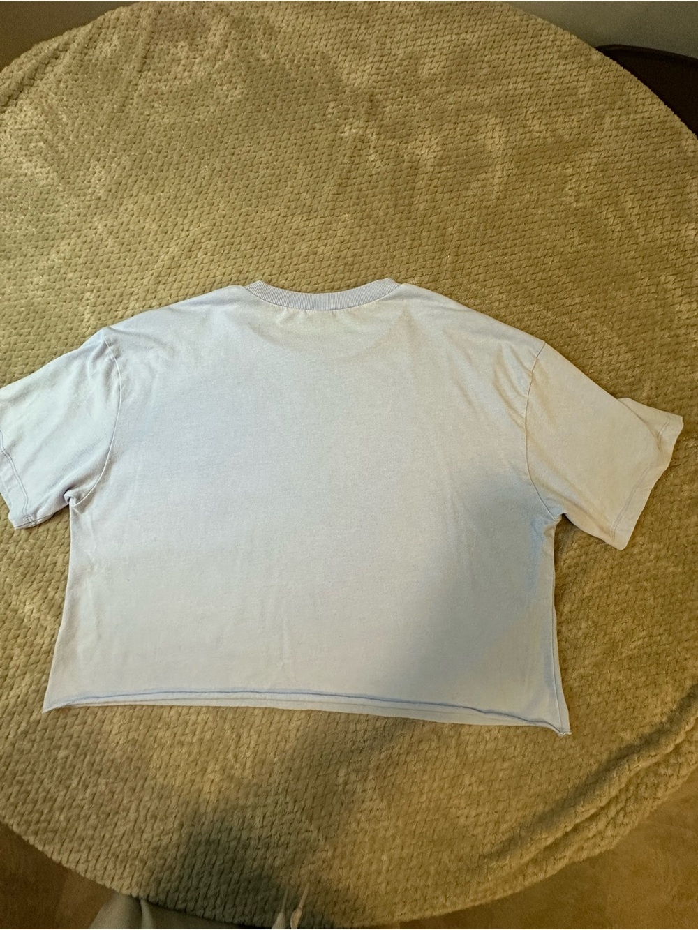 Goodfellow & Co Light Blue Manhattan 97 Crop Tee - Picture 7 of 7